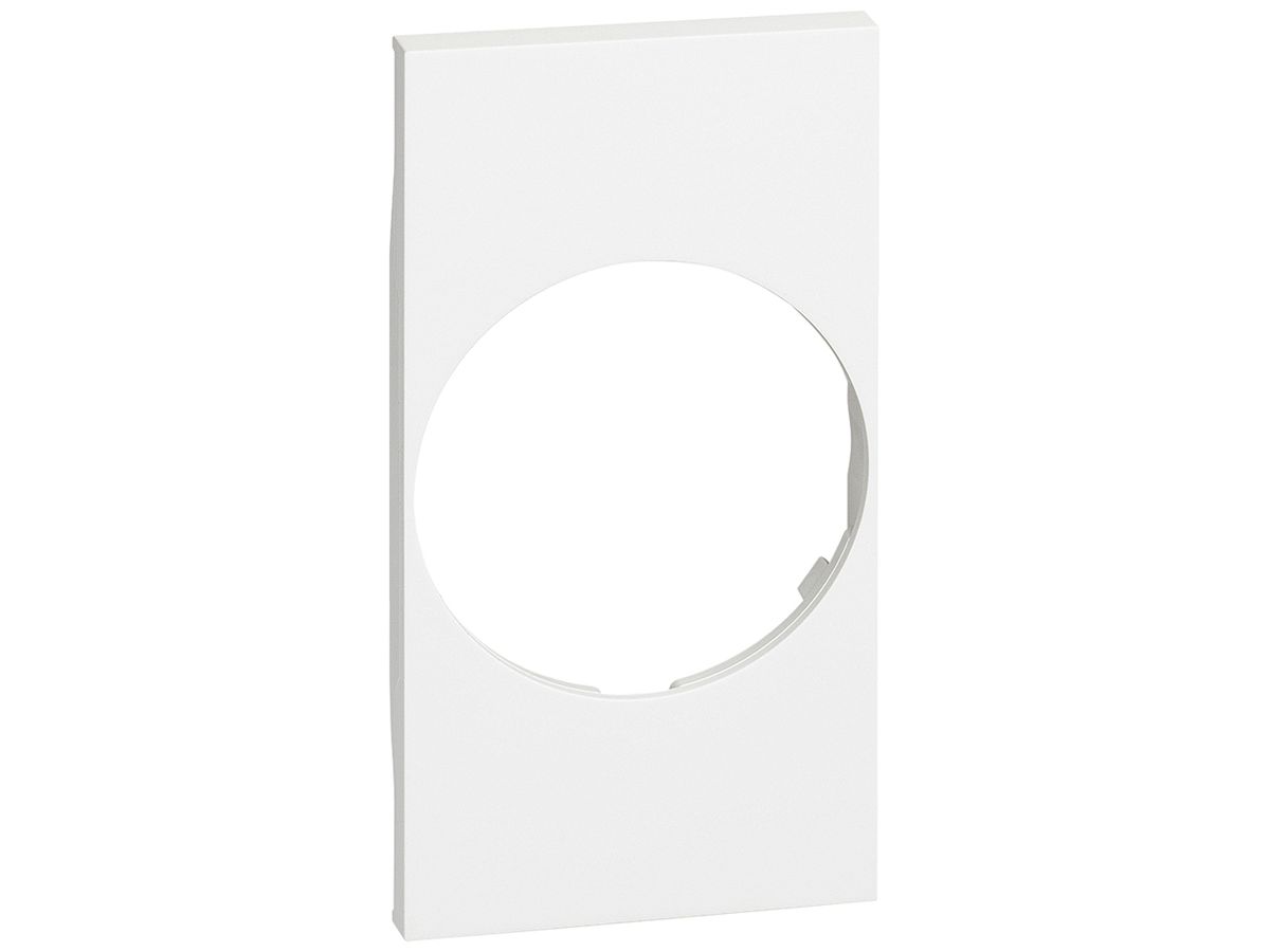 Abdeckung Living Now 2 Module für Schuko-Steckdose weiss