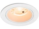 EB-LED-Deckenleuchte SLV NUMINOS S 6.7W 1000lm 2700K NB DALI DIM Ø80×52mm ws