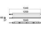 LED-Lichtleiste SLV BATTEN P PIR 35W 5310lm 830/840/850 1200mm weiss