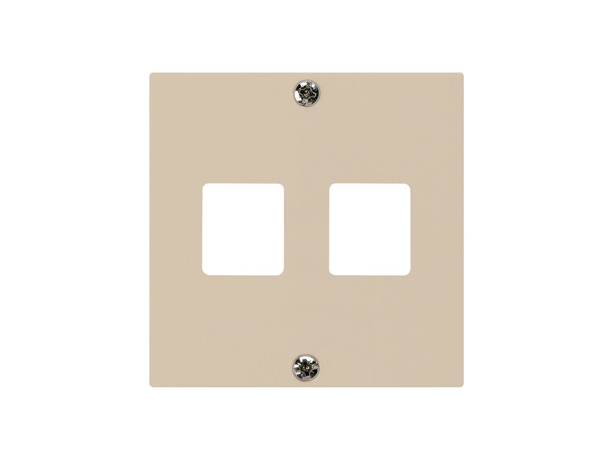 Frontplatte HMS kallysto für 2 Module beige