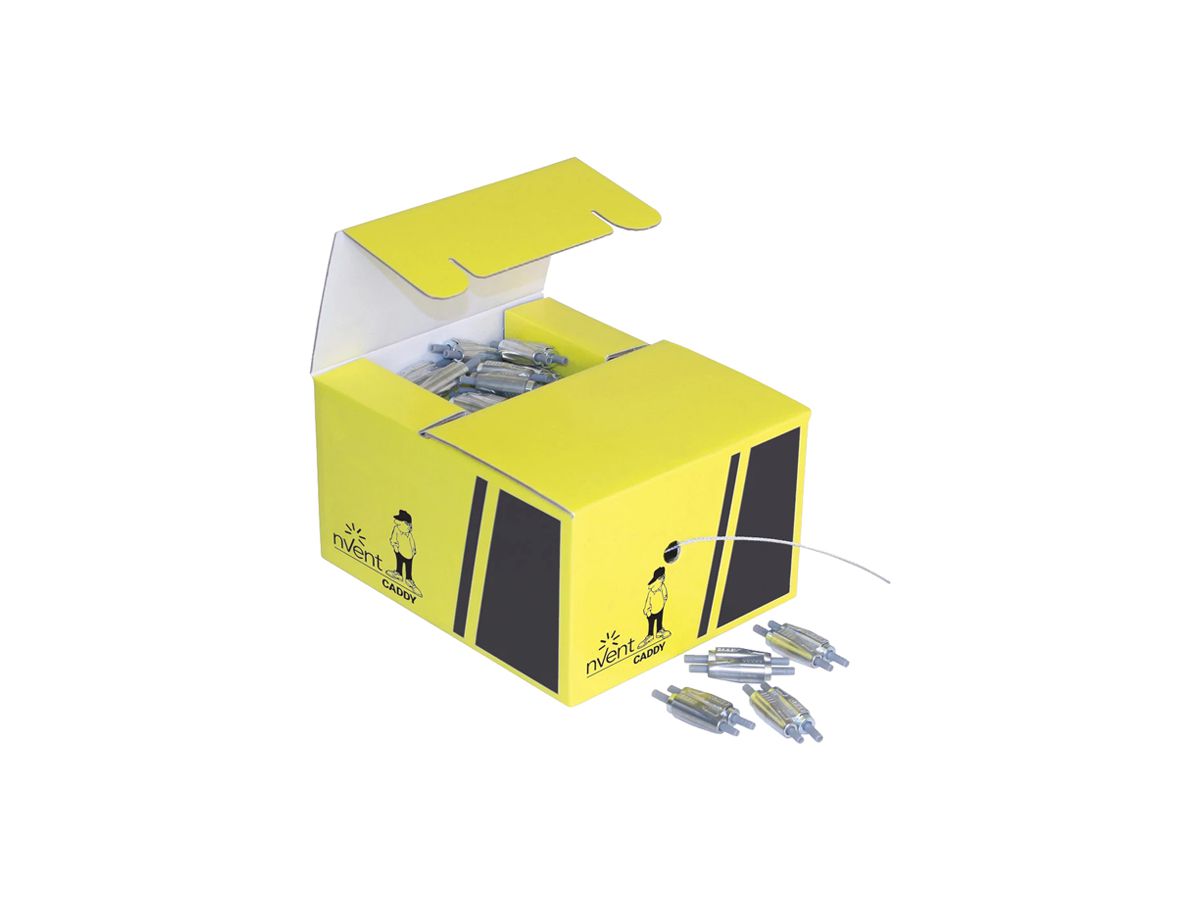 Spulen Kit CADDY SPEED LINK SLK mit 50 Verschlüsse, 2mm Stahlseil, 100m