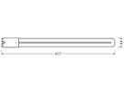 LED-Lampe LEDVANCE DULUX L36 2G11 18W 2300lm 6500K mattiert 140° 416.5mm