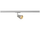 Strahler SLV AVO, GU10 50W mit 1-Phasen-Adapter IP20 silbergrau