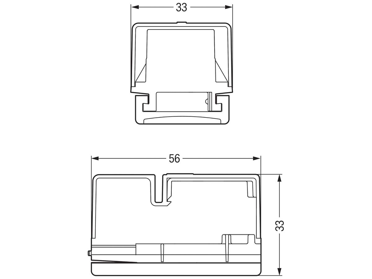 Einspeisemodul WAGO 3L 250V 24A 4kV für Flachkabel 3×2.5mm² mit Schraubanschluss