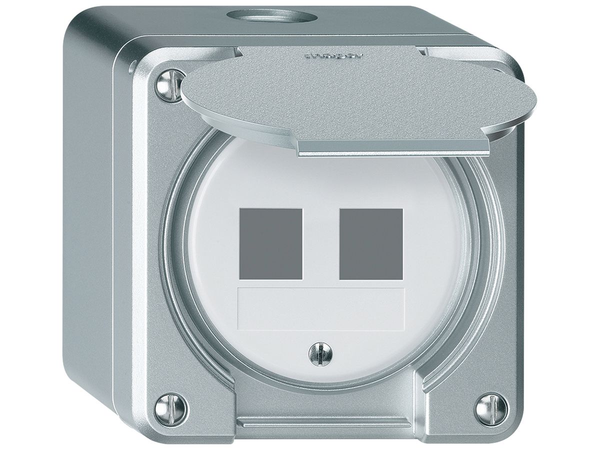 AP-Montageset robusto HMS IP55 aluminium für 2×Modul