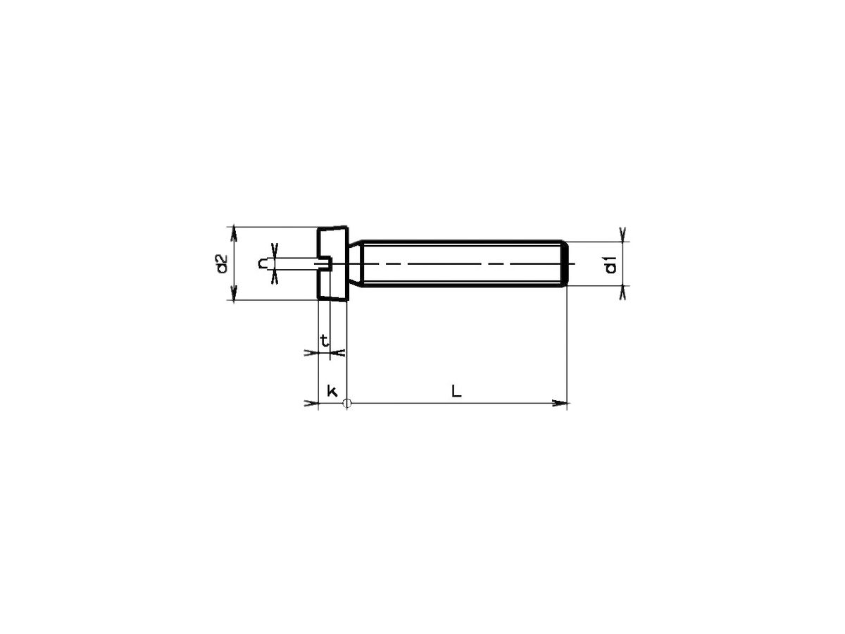 Zylinderkopf-Schraube M5×50mm verz.4.8 VSM 13300/DIN 84