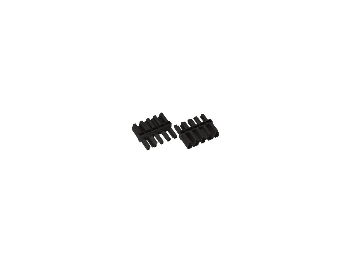 Zwischenkupplung WAGO 5L Buchse/Stecker weiss