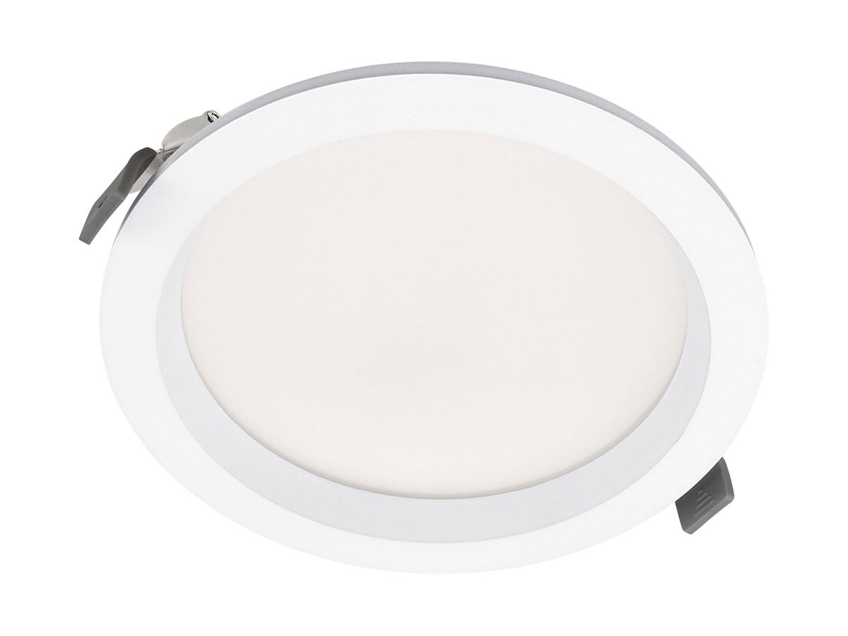 LED-Downlight LEDVANCE COMFORT OP 18W 2160lm 930/940 IP20/44 95° DALI Ø160 weiss