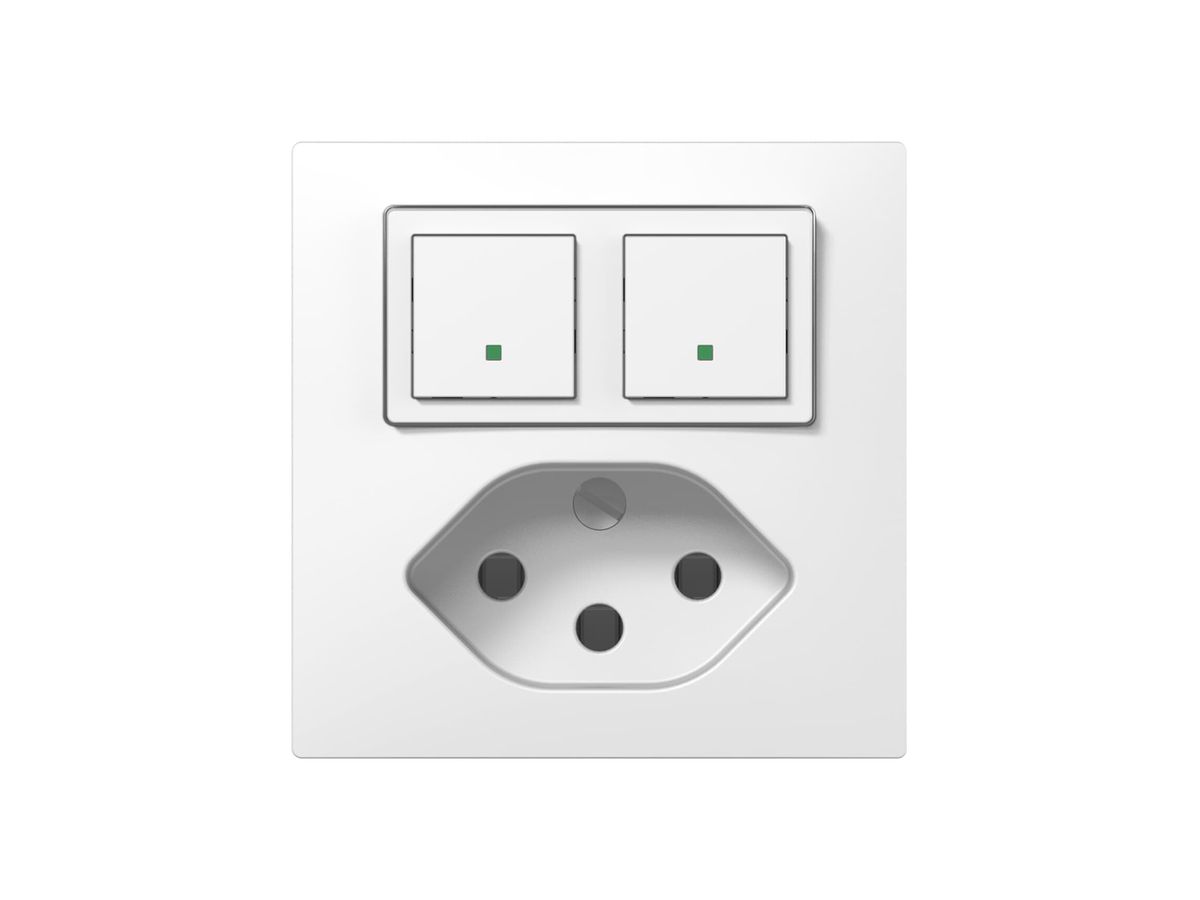 Kombination ABB Sidus E Sensor/Aktor free@home weiss