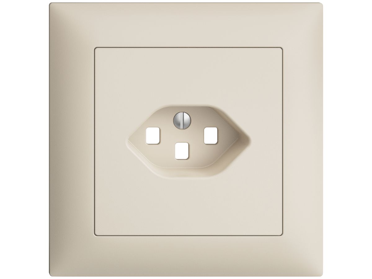 UP-Frontset EDIZIOdue crema 88×88mm 1×T23