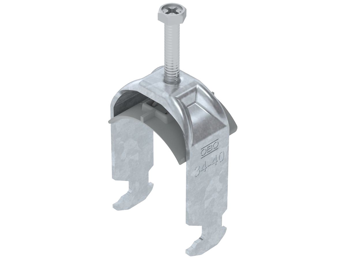 Schnellverleger BET 2056 H-Fuss Kunststoff 34…40mm 1×Kabel Stahl tfZn