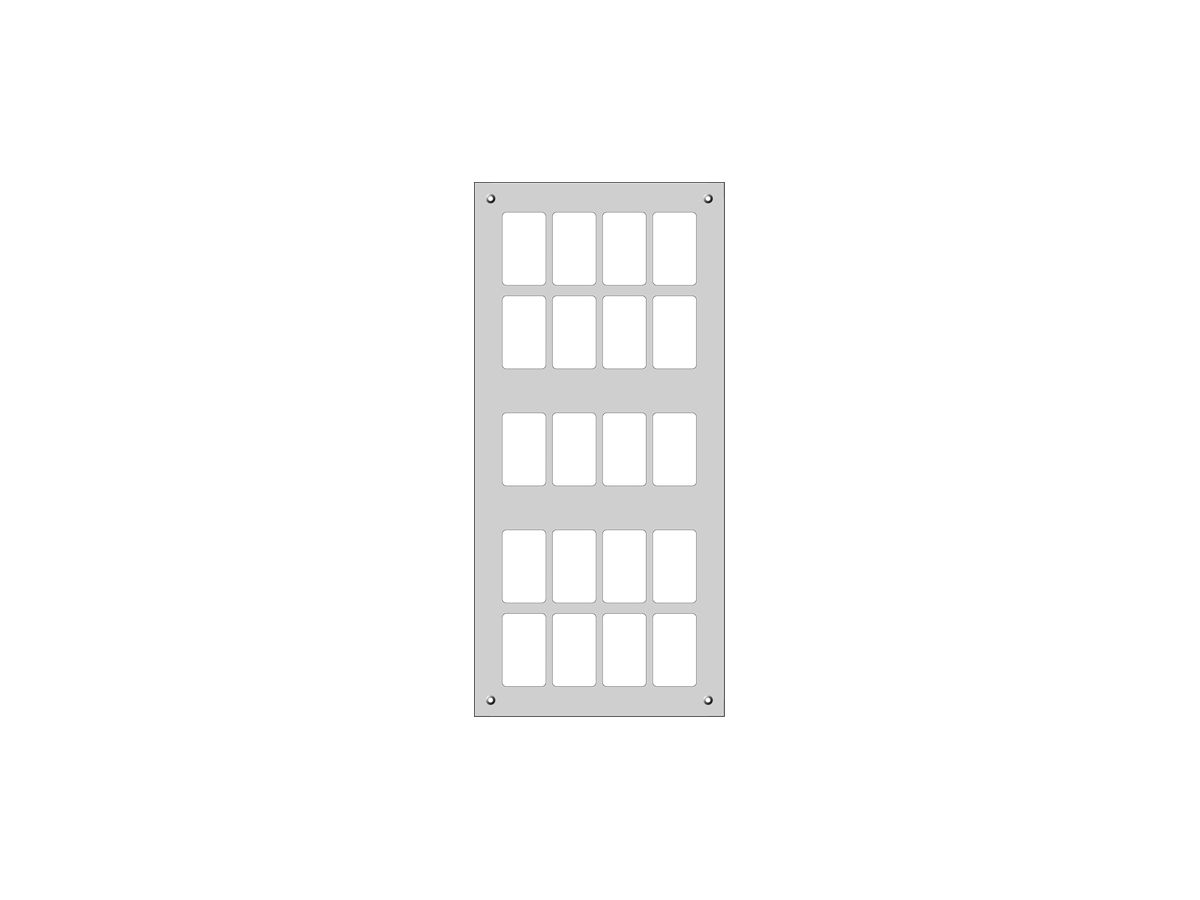 EB-Kopfzeile für Kombination 5×4 FLF weiss