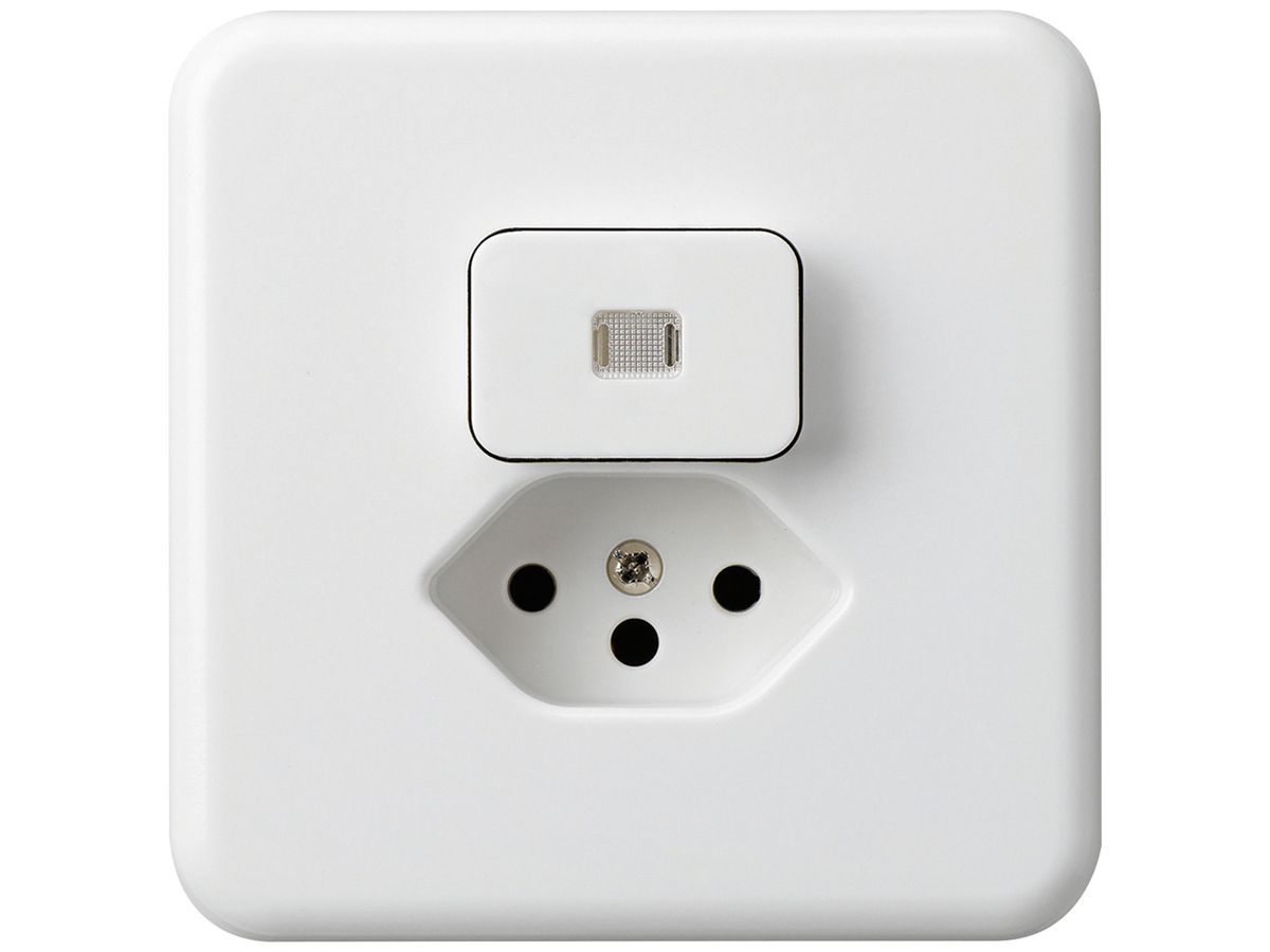 UP-Kombination I basico L-6/1L +Typ 13 Front einteilig ohne KS weiss