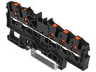 Durchgangs-Reihenklemme WAGO TOPJOB S 1.5mm² 24A Push-in 5×1 TH35 schwarz