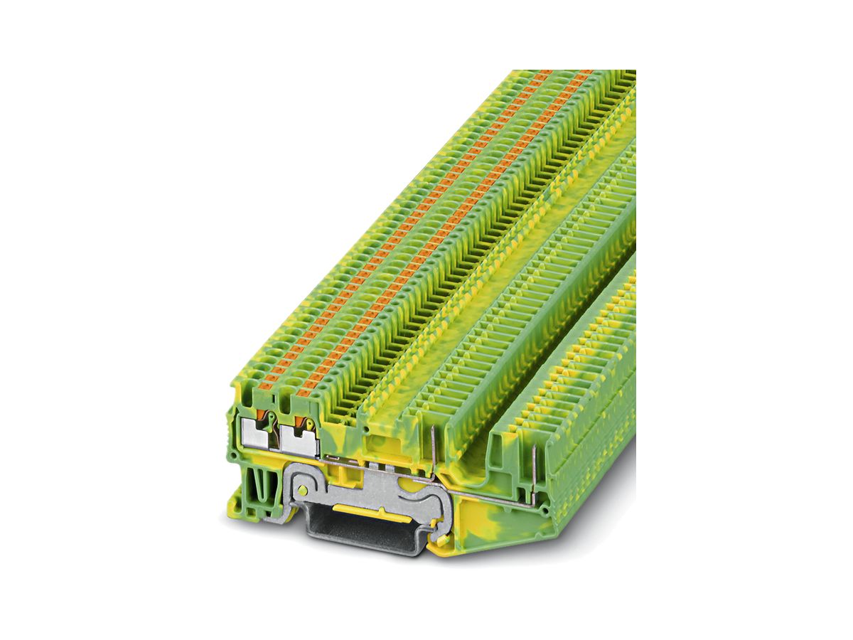 Schutzleiterklemme 0.14…1.5mm² grün/gelb PT 1.5/S-QUATTRO/2P-PE