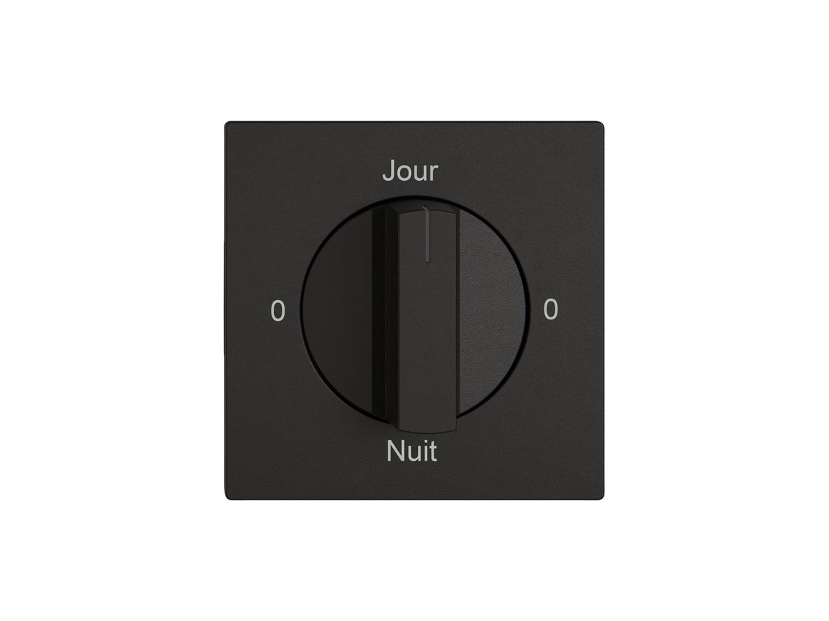 Montageset EDIZIO.liv SNAPFIX® f.Drehschalter m.Griff 0-Jour-0-Nuit sz