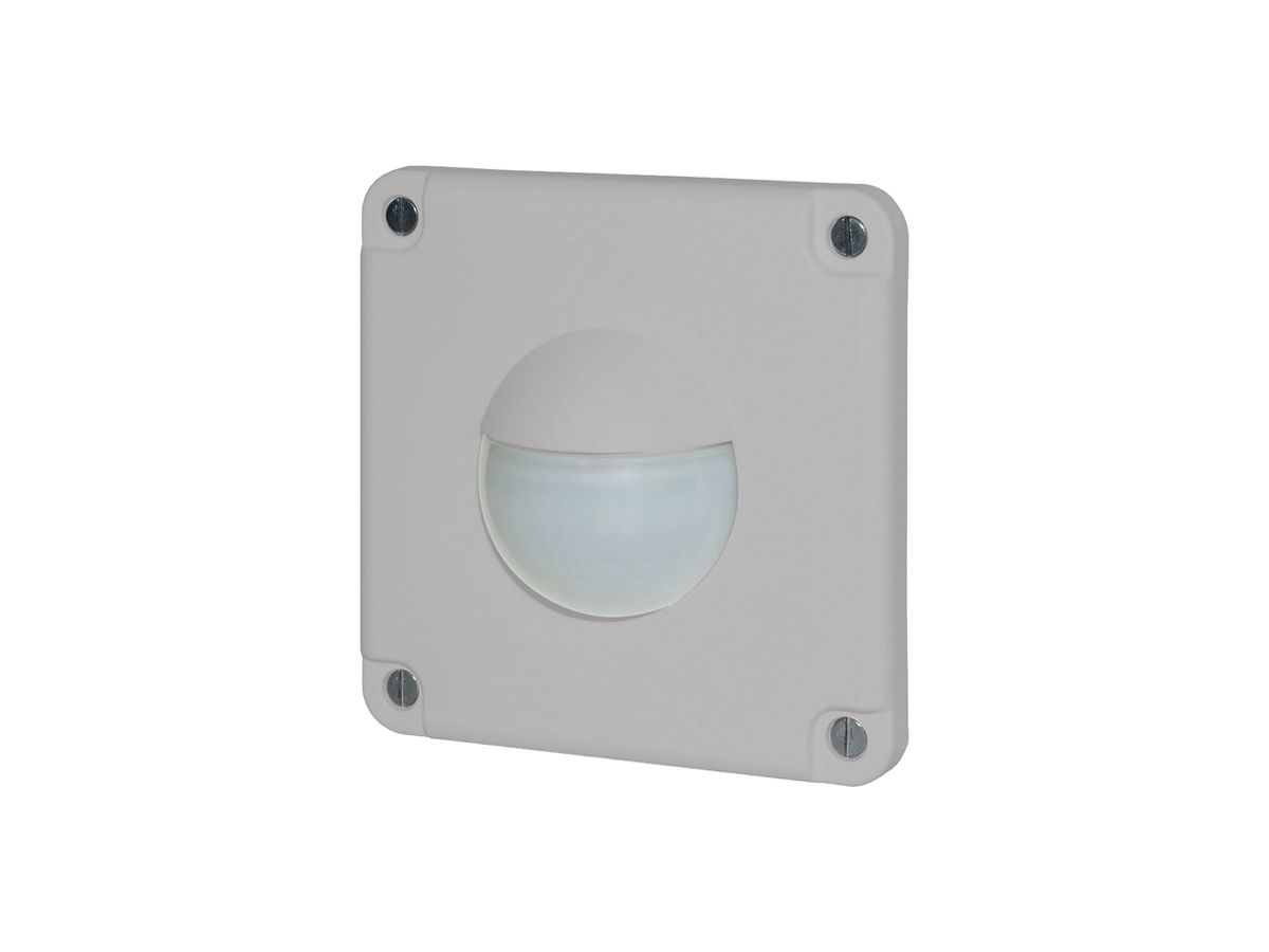 EB-Bewegungsmelder SWISSLUX Indoor 180 NCO Kombi SF IP55 hellgrau