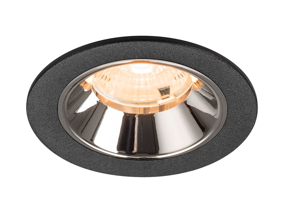 LED-Downlight SLV NUMINOS S 6.7W 1000lm 2700K WB DALI Ø68 sz/cr