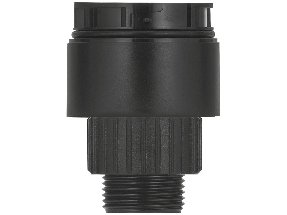 Adapter für Einlochmontage WERMA EM, schwarz