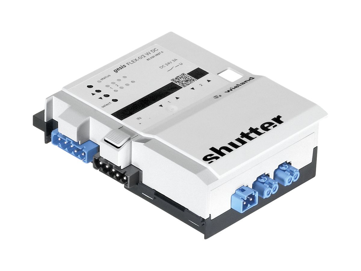 Erweiterungsmodul Wieland gesis, Jalousieausgang 24VDC 2-fach, 3A