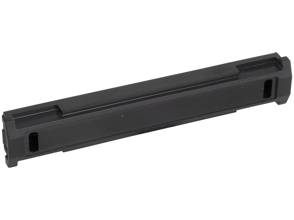 Rangierfeld-Blindabdeckung Netscale 48, 109×20mm, schwarz