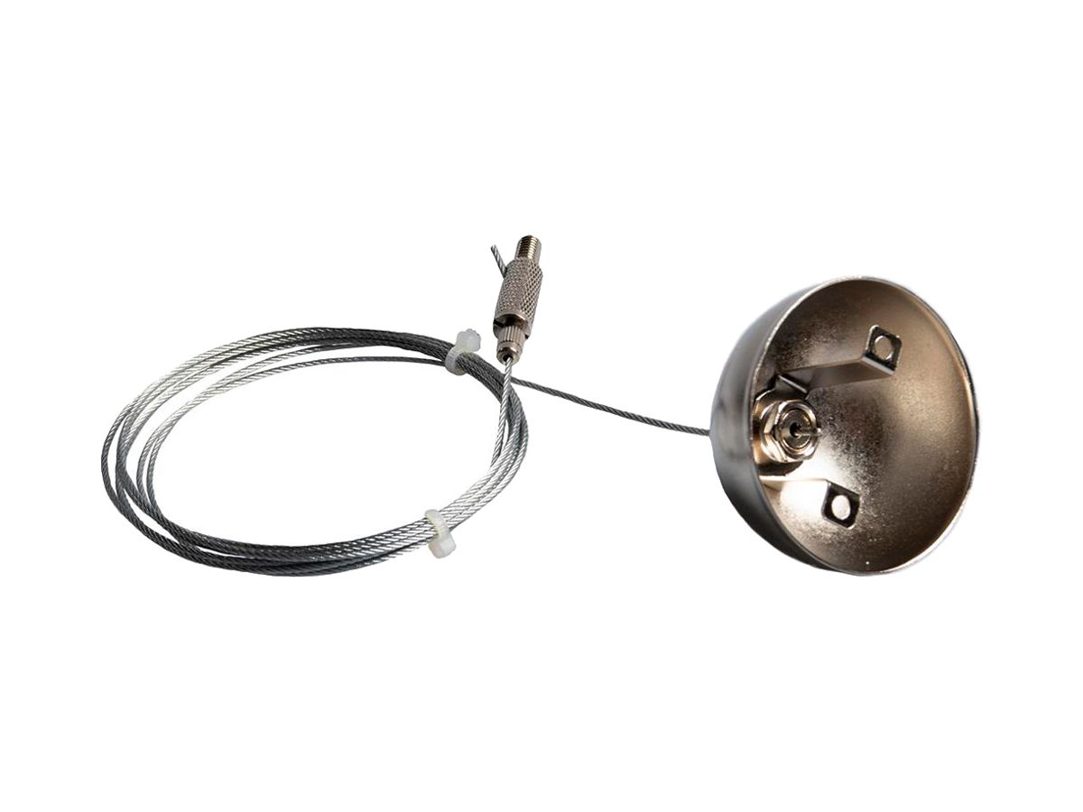 Stahlseil DOTLUX 2m mit Zubehör für Deckenmontage