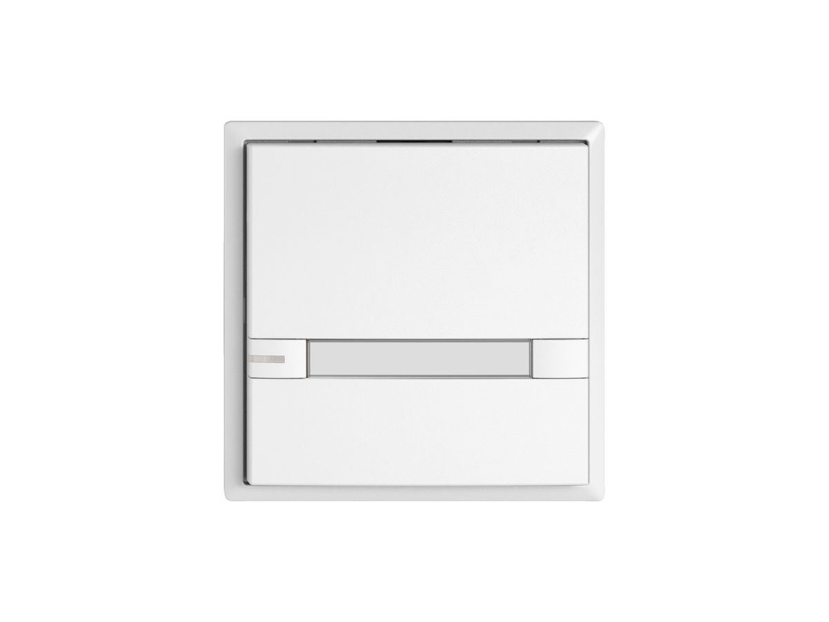 KNX-Taster RGB EDIZIO.liv SNAPFIX® Temperaturfüh.RGB-LED Pap.1×T 2-Tbed.ws