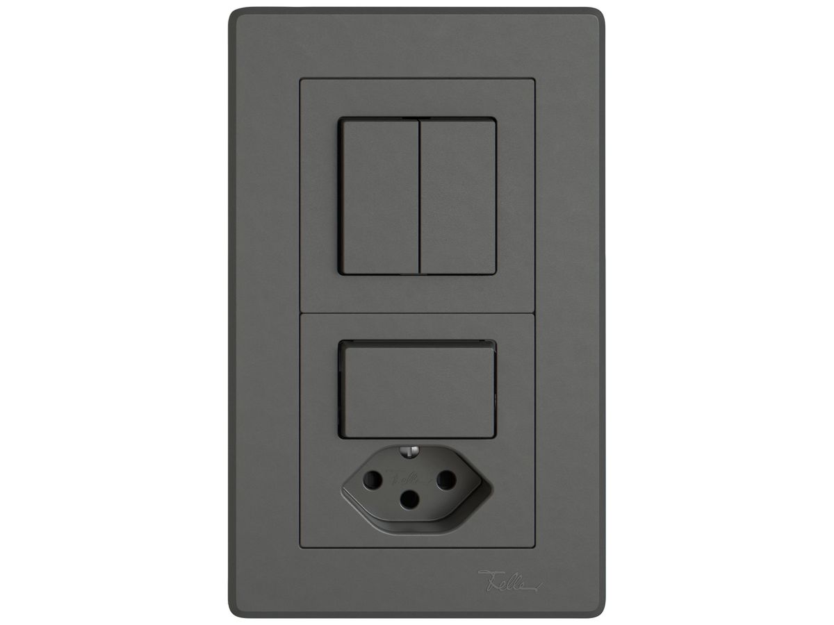UP-Kombination EDIZIO.liv SNAPFIX® 2×1 156×96mm Sch 1/3+3/1L+Sch 3/1L+T13 dgu