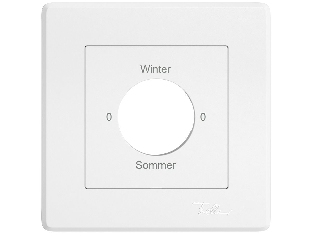 UP-Montageset EDIZIO.liv SNAPFIX® f.Drehschalter m.Schloss 0-Winter-0-Sommer ws