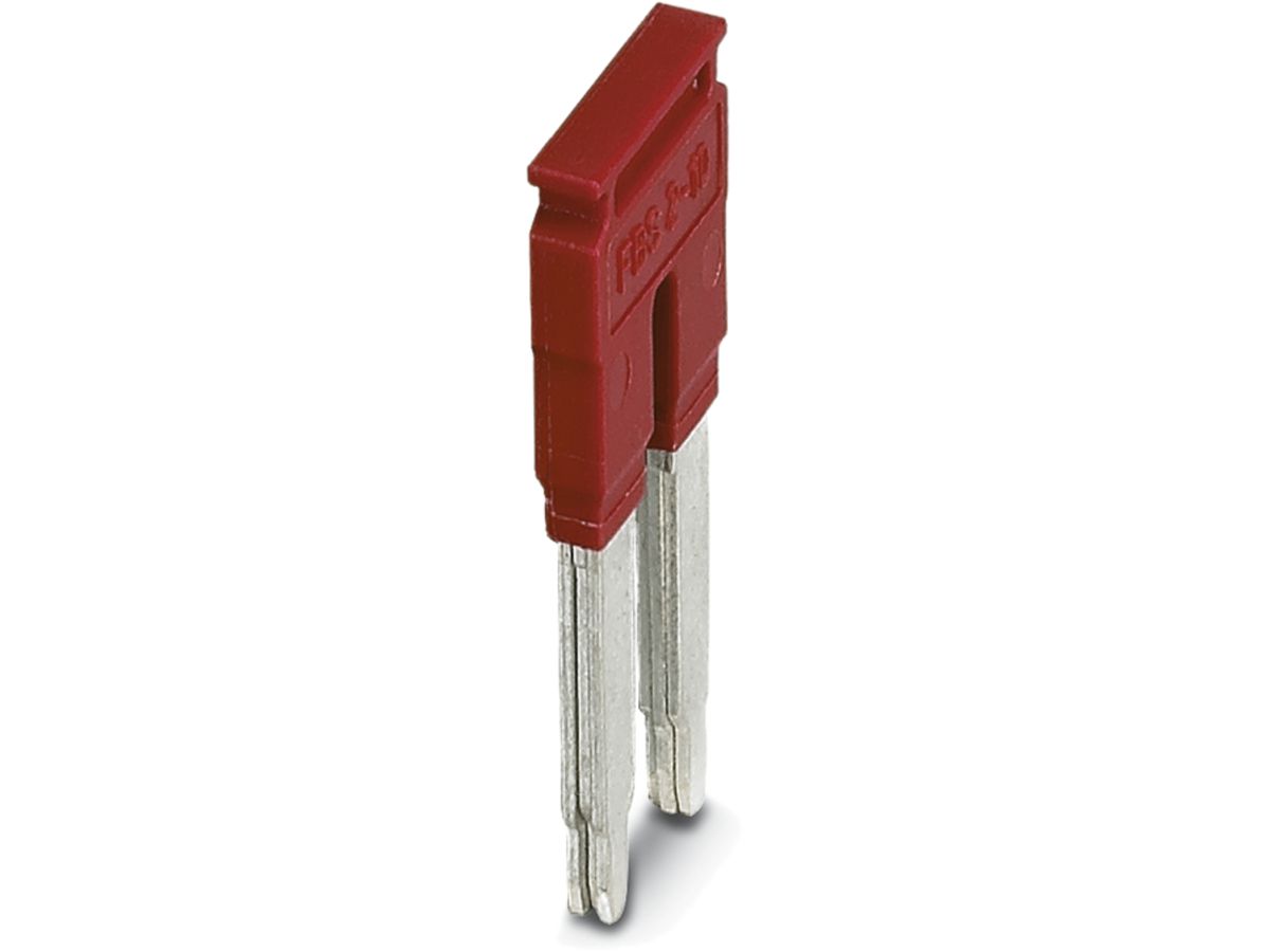 Steckbrücke 10mm 2L rot CLIPLINE