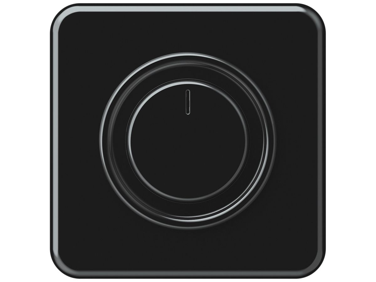 UP-Drehdimmer Uni-LED origin 230V 20…400VA/W 92×92mm schwarz