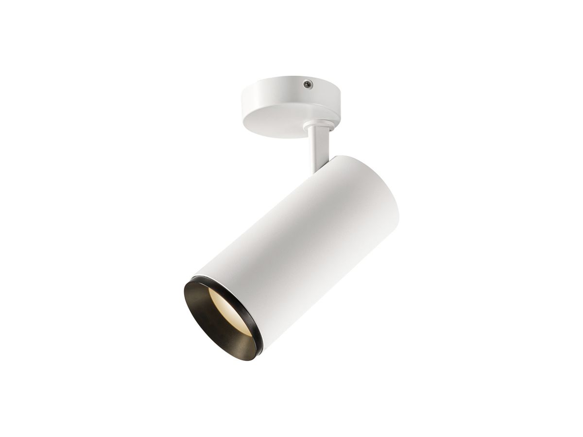 LED-Spot SLV NUMINOS SPOT L DALI 28W 2440lm 2700K 24° Ø100×213mm weiss
