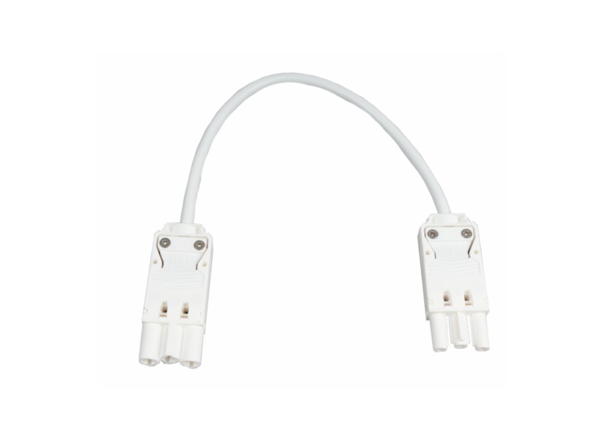 Verbindungskabel für R32 Leuchten ws - 0,25m, 3x0,75mm², 230VAC