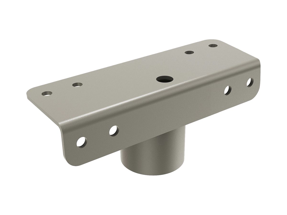 Mastadapter SLV FLOODLIGHT Stahl 1 Ø60×266mm grau