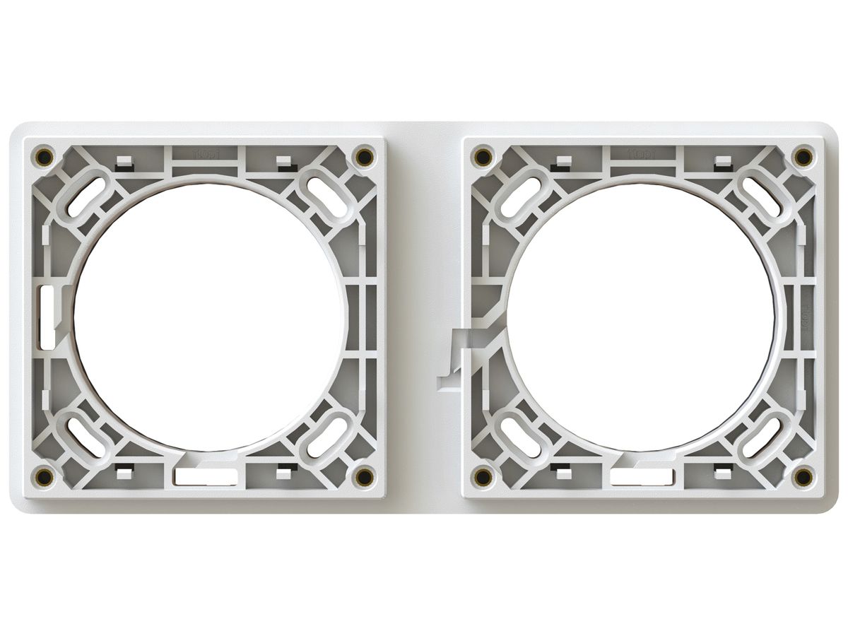 UP-Befestigungsrahmen MAX HAURI EXO Grösse 2×1 weiss