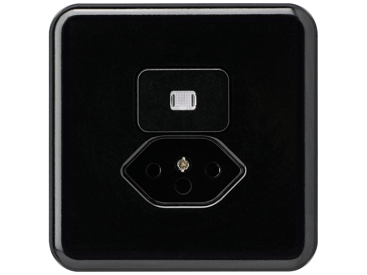 UP-Kombination I basico L-6/1L +Typ 13 Front einteilig ohne KS schwarz