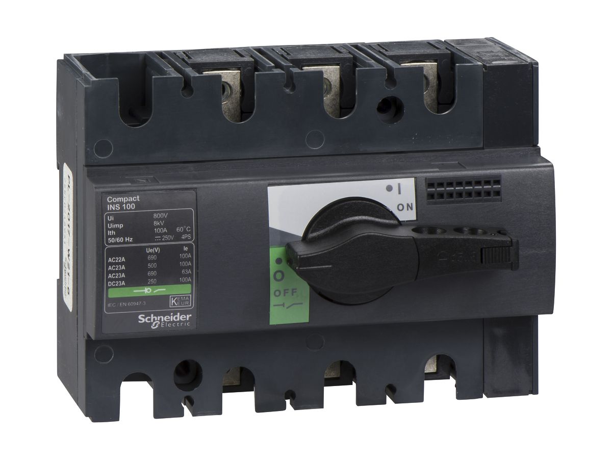 EB-Lasttrennschalter Schneider Electric NS-I 100 3L grau/schwarz