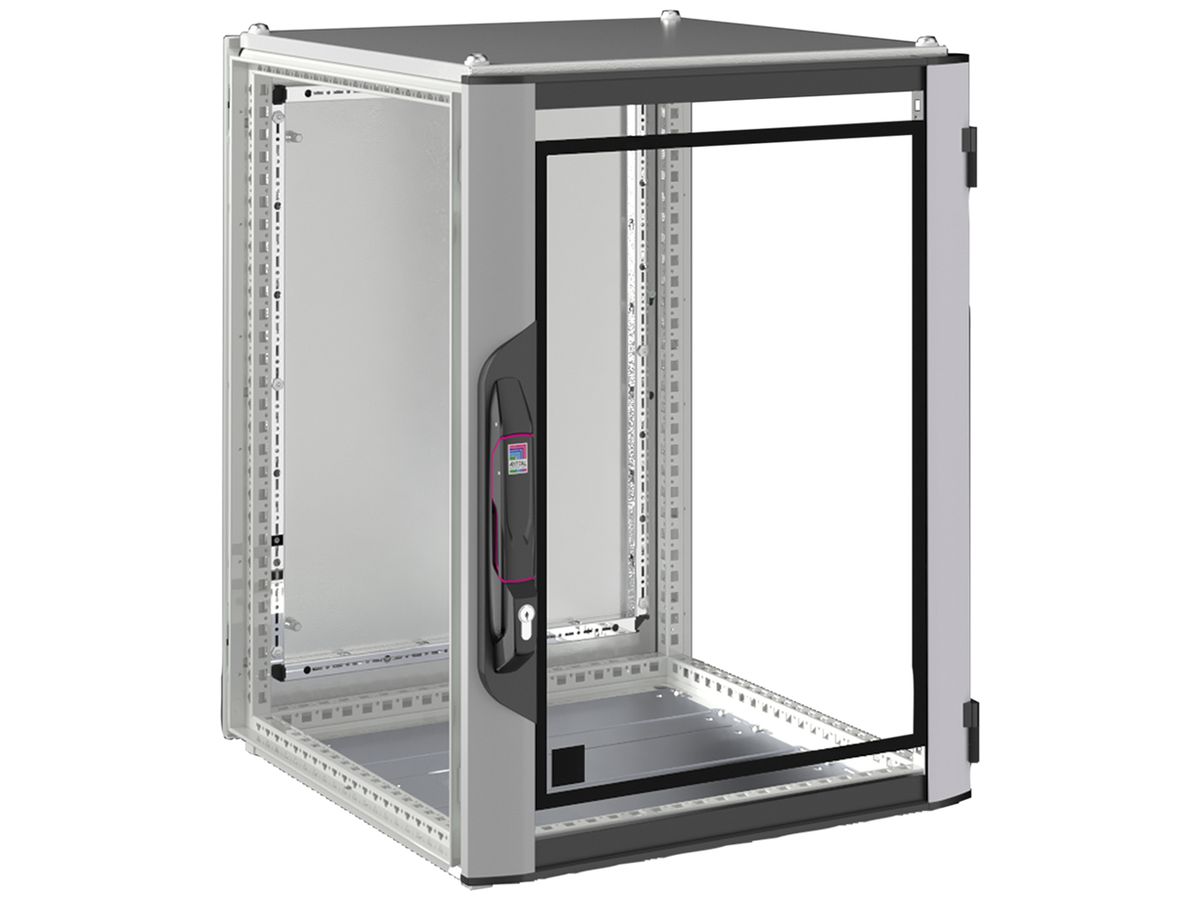 Netzwerkschrank 19" Rittal VX IT 5325.190 600×800×600mm 15HE Stahl grau