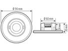 UP-Präsenzmelder ESYLUX PD-FLAT 360i/8 RW