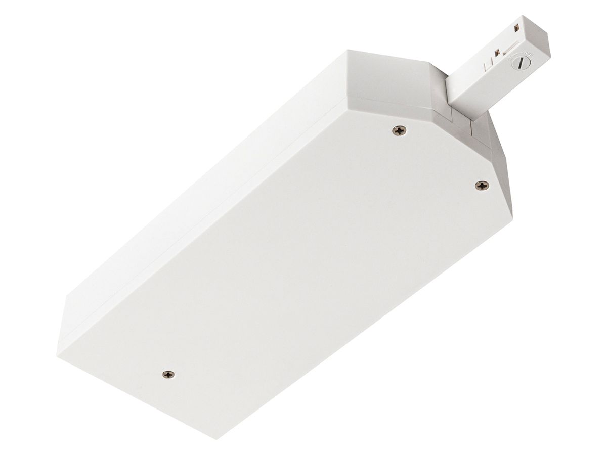Trafo-Gehäuse SLV 48V TRACK DALI links weiss
