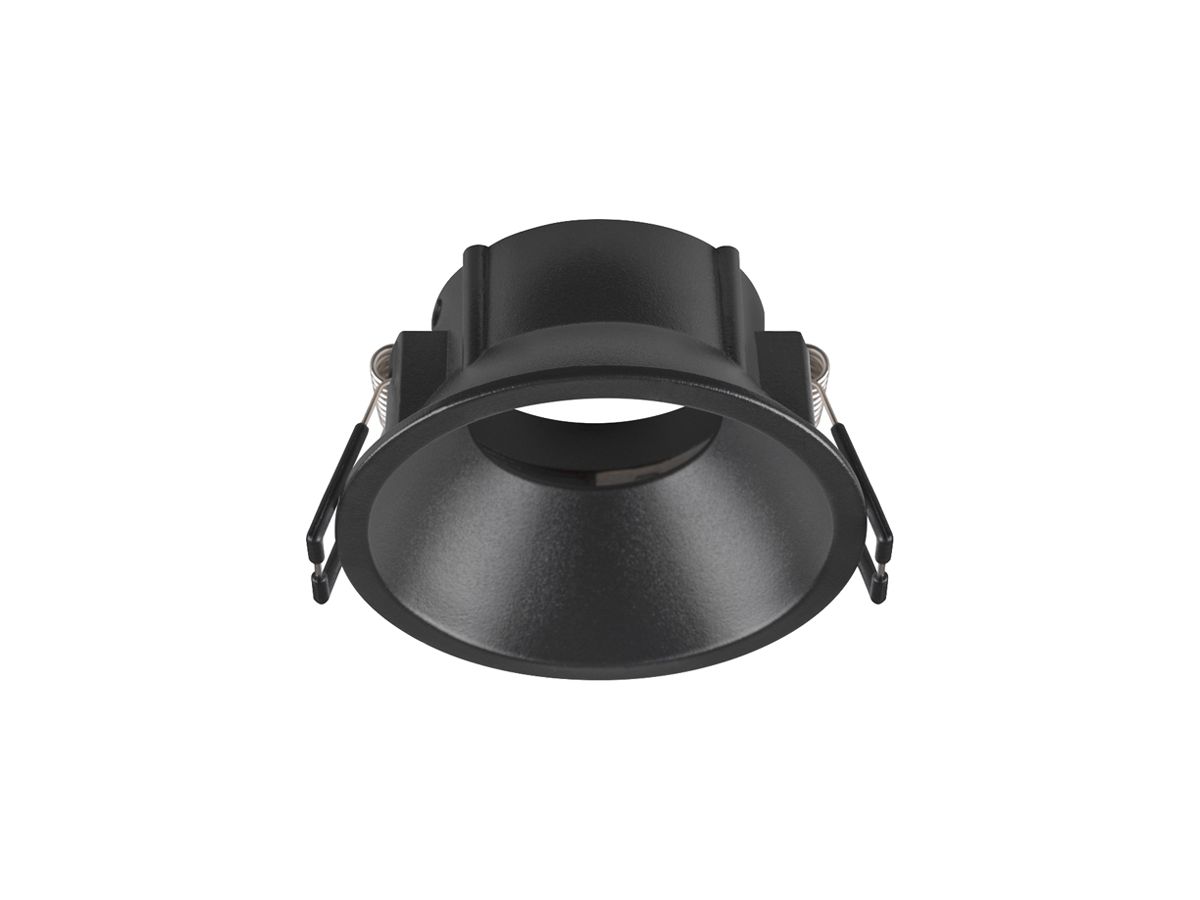 Einbaurahmen SLV NEW TRIA 75 Aluminium Ø82×43mm schwarz