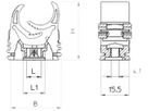 Rohrschelle Bettermann-Multi-Quick Ø20…25mm