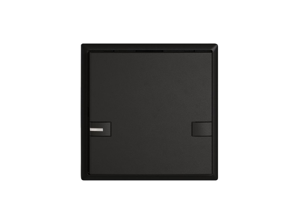 KNX-Taster RGB EDIZIO.liv SNAPFIX® Temperaturfüh.RGB-LED 1×T 2-Tbed.sz