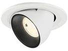 LED-Downlight SLV NUMINOS GIMBLE S 6.7W 1050lm 4000K WB DALI Ø90 ws/sz