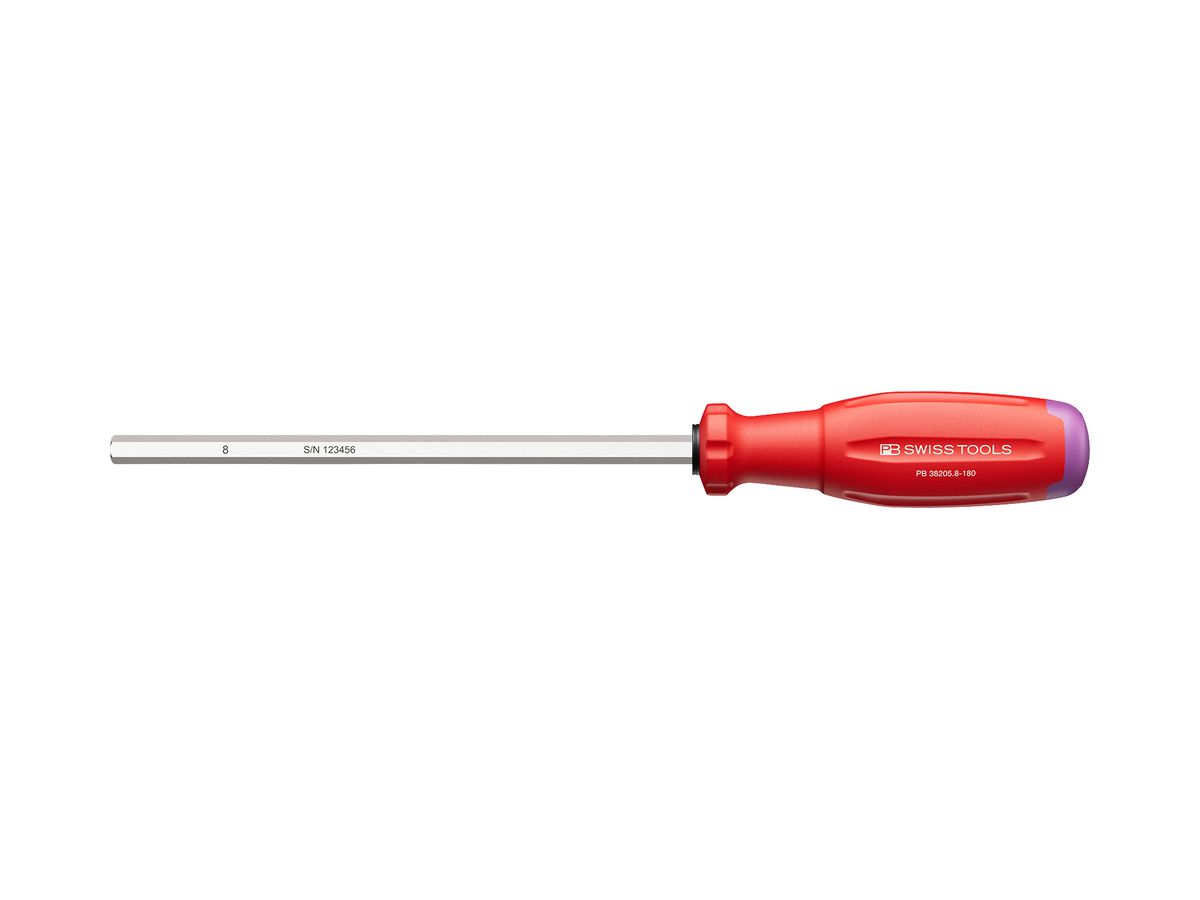 Schraubenzieher Inb. PB SwissGrip Evo SW8mm 180mm