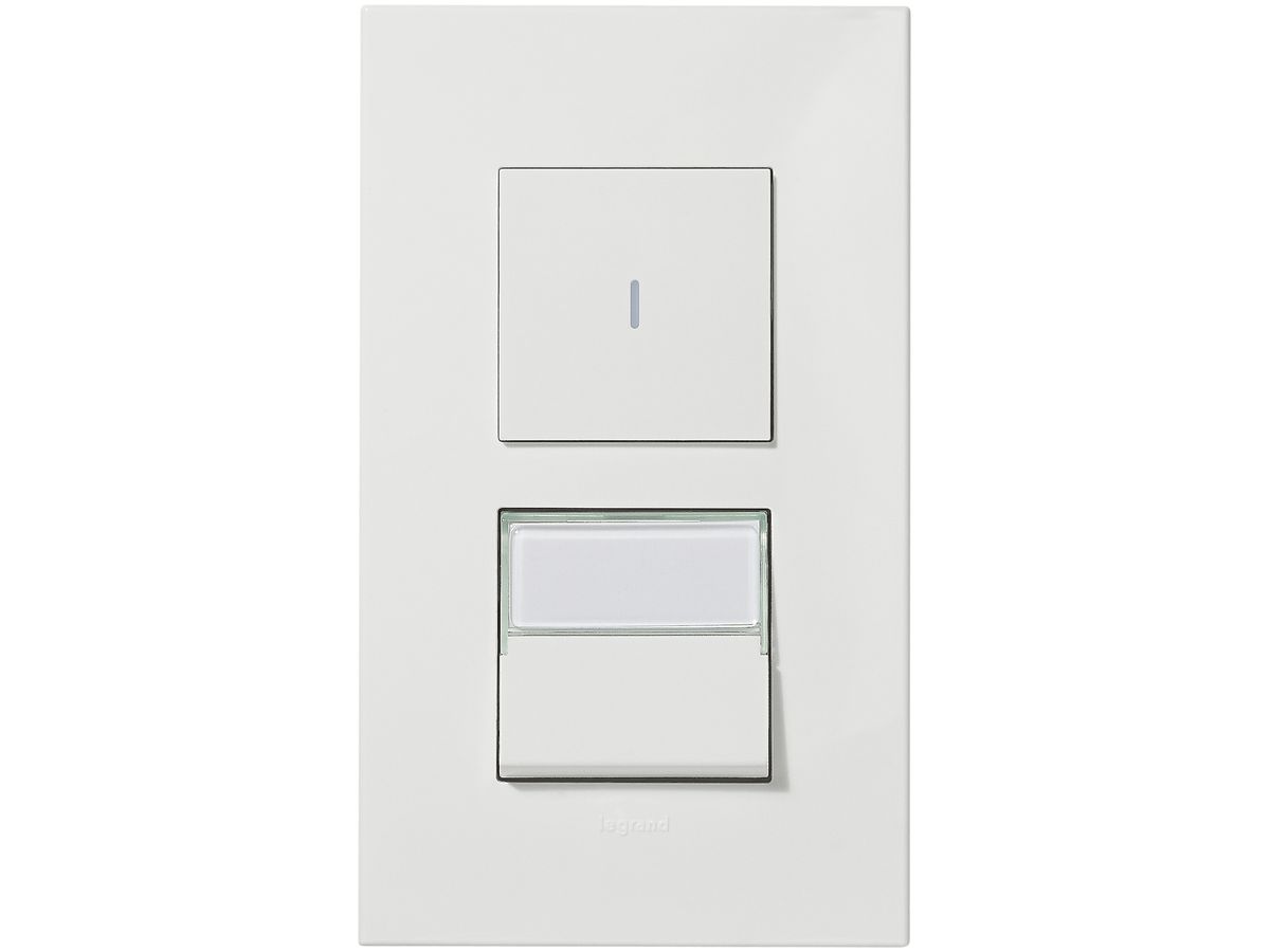 UP-Kombination ARTEOR 1×2, S3/1L + Sonnerie, weiss