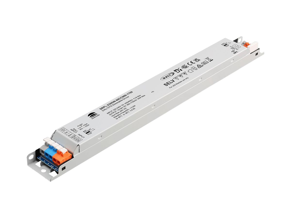 LED-Betriebsgerät SUNRICHER SRPL-2305iN-60CC900-1700U 9…60W 10…54V 900…1700mA DA