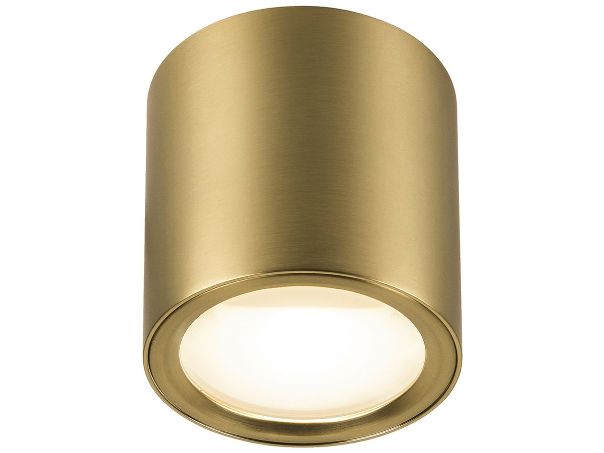 LED-Deckenleuchte SLV OCULUS 11W 780lm 920…930 DIM Ø90×90mm Messing