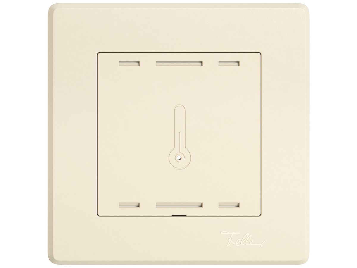 UP-Abdeckset EDIZIO.liv Wiser SNAPFIX® für Raumtemperatursensor 96×96mm cr