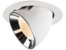 LED-Downlight SLV NUMINOS GIMBLE XL 24W 3500lm 2700K NB DALI Ø175 ws/cr